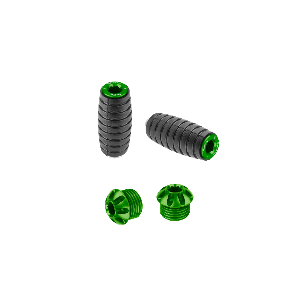 PAIR OF CAPS AND TOE PEGS | UNIVERSAL