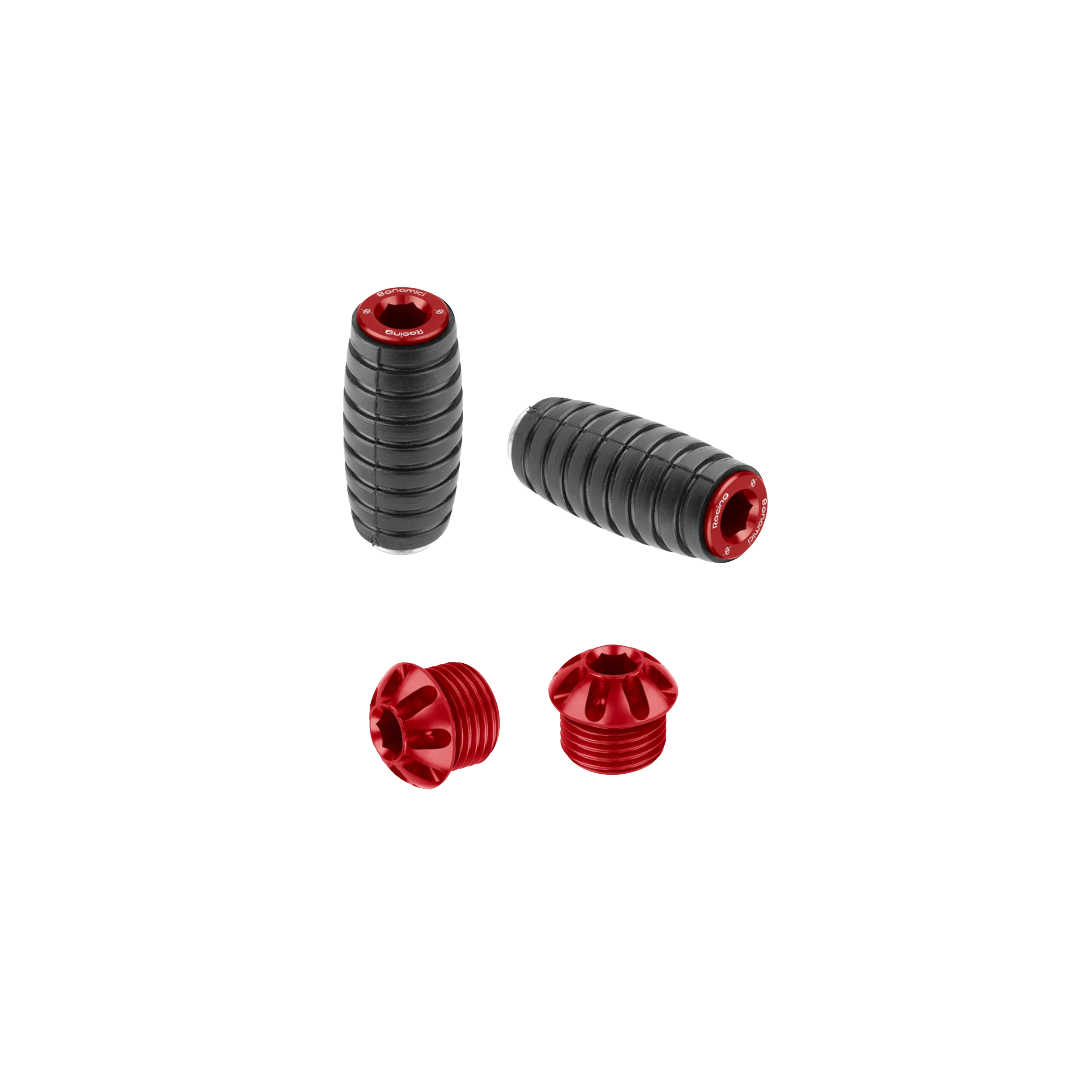 PAIR OF CAPS AND TOE PEGS | UNIVERSAL